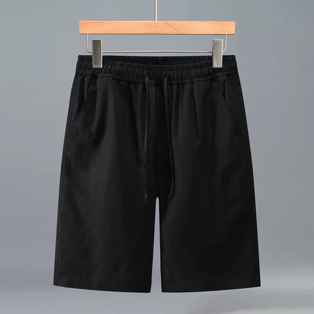 Tao One Tech™ • Yang Business Flow Shorts • Sunscreen Layer • All Season Layering • Cooling • Tencel Lyocell Linen • Men’s Sizes M–3XL