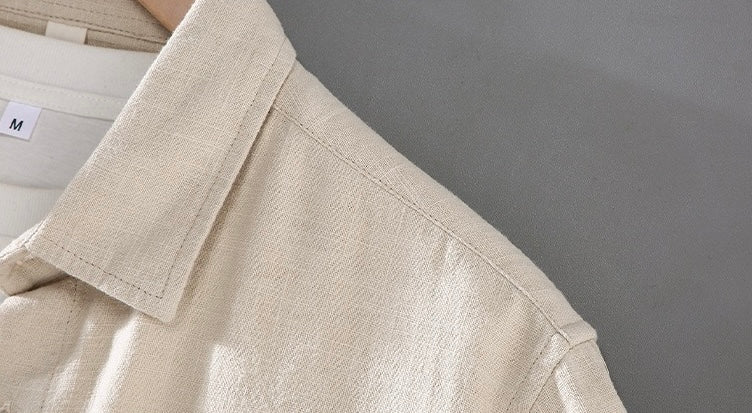 Tao One Tech™ • Yang Business Flow Shirt Jacket • Sunscreen Layer • All Season Layering • Naturally Wrinkle-Free • Ramie Cotton • Men’s Sizes M-3XL