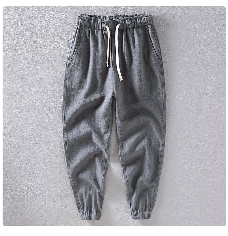 Tao One Tech™ • Heaven &amp; Earth Qigong Gongfu Pants • Ankle-Length Pants • Tech Pockets • Sunscreen Layer • All Season Layering • Naturally Wrinkle-Free • Ramie Cotton • Men’s Sizes M-3XL
