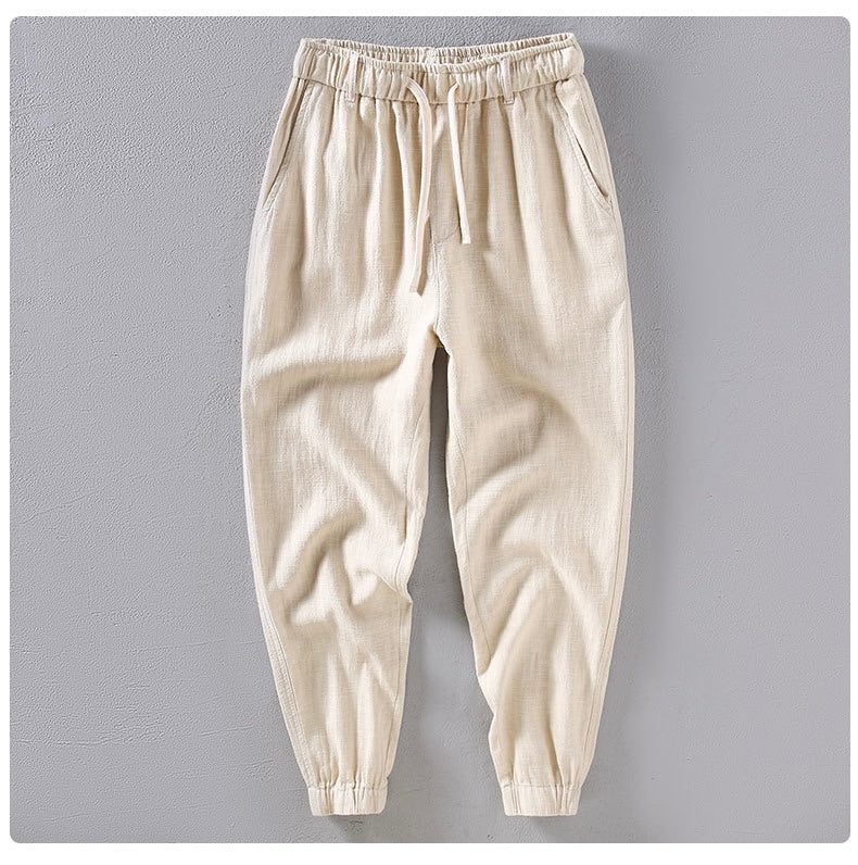 Tao One Tech™ • Heaven &amp; Earth Qigong Gongfu Pants • Ankle-Length Pants • Tech Pockets • Sunscreen Layer • All Season Layering • Naturally Wrinkle-Free • Ramie Cotton • Men’s Sizes M-3XL