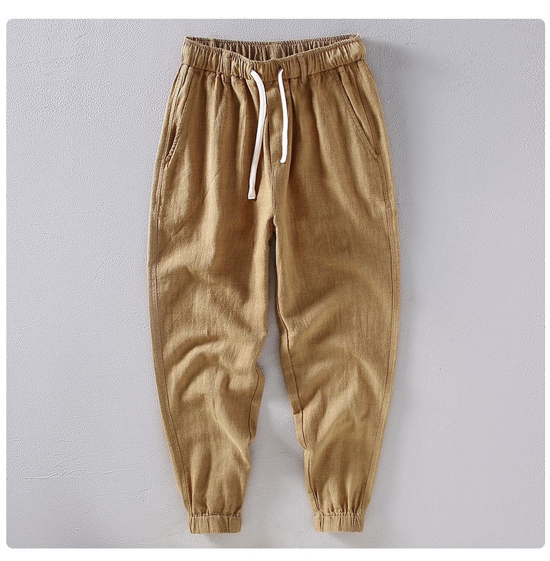 Tao One Tech™ • Heaven &amp; Earth Qigong Gongfu Pants • Ankle-Length Pants • Tech Pockets • Sunscreen Layer • All Season Layering • Naturally Wrinkle-Free • Ramie Cotton • Men’s Sizes M-3XL