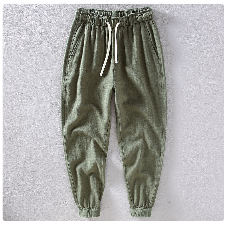 Tao One Tech™ • Heaven &amp; Earth Qigong Gongfu Pants • Ankle-Length Pants • Tech Pockets • Sunscreen Layer • All Season Layering • Naturally Wrinkle-Free • Ramie Cotton • Men’s Sizes M-3XL
