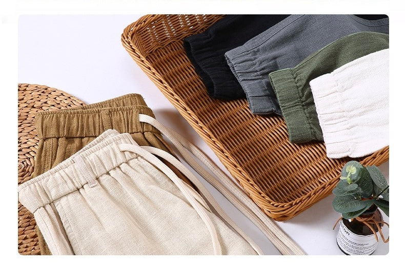 Tao One Tech™ • Heaven &amp; Earth Qigong Gongfu Pants • Ankle-Length Pants • Tech Pockets • Sunscreen Layer • All Season Layering • Naturally Wrinkle-Free • Ramie Cotton • Men’s Sizes M-3XL