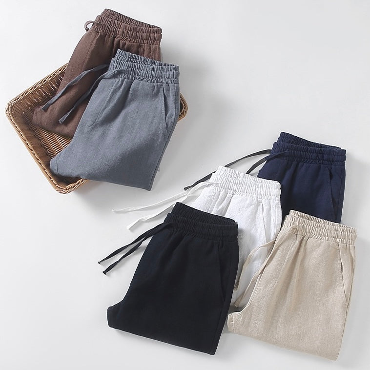 Tao One Tech™ • Heaven &amp; Earth Business Qigong Pants • Ankle-Length Pants • Tech Pockets • Sunscreen Layer • All Season Layering • Naturally Wrinkle-Free • Ramie Cotton • Men’s Sizes M-3XL