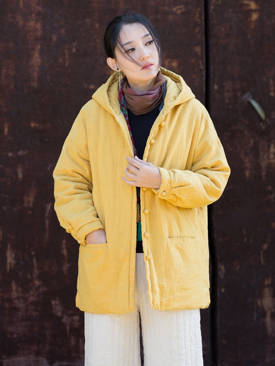 Tao Triple Tech™ • Zen Flow Winter Jacket • Triple Layer Quilt • Thermal Qi Flow • Plant-Based Warmth • Ramie Cotton • Gender Neutral