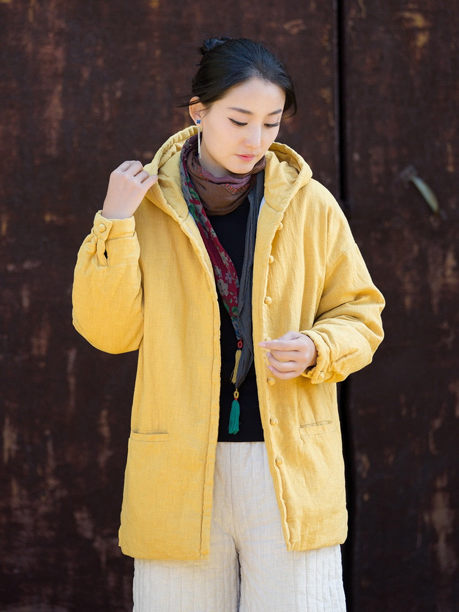 Tao Triple Tech™ • Zen Flow Winter Jacket • Triple Layer Quilt • Thermal Qi Flow • Plant-Based Warmth • Ramie Cotton • Gender Neutral