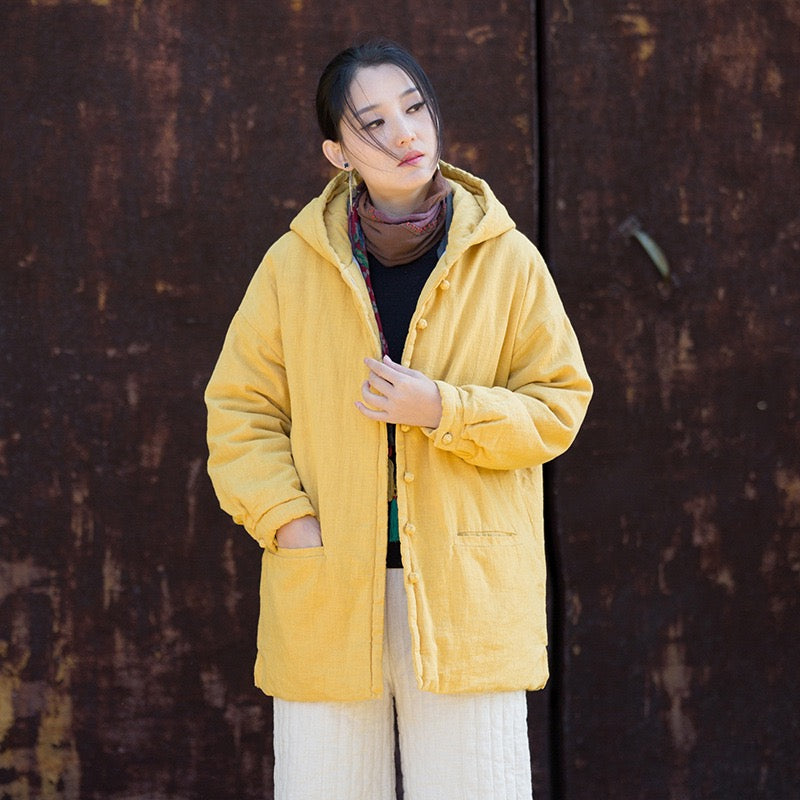 Tao Triple Tech™ • Zen Flow Winter Jacket • Triple Layer Quilt • Thermal Qi Flow • Plant-Based Warmth • Ramie Cotton • Gender Neutral