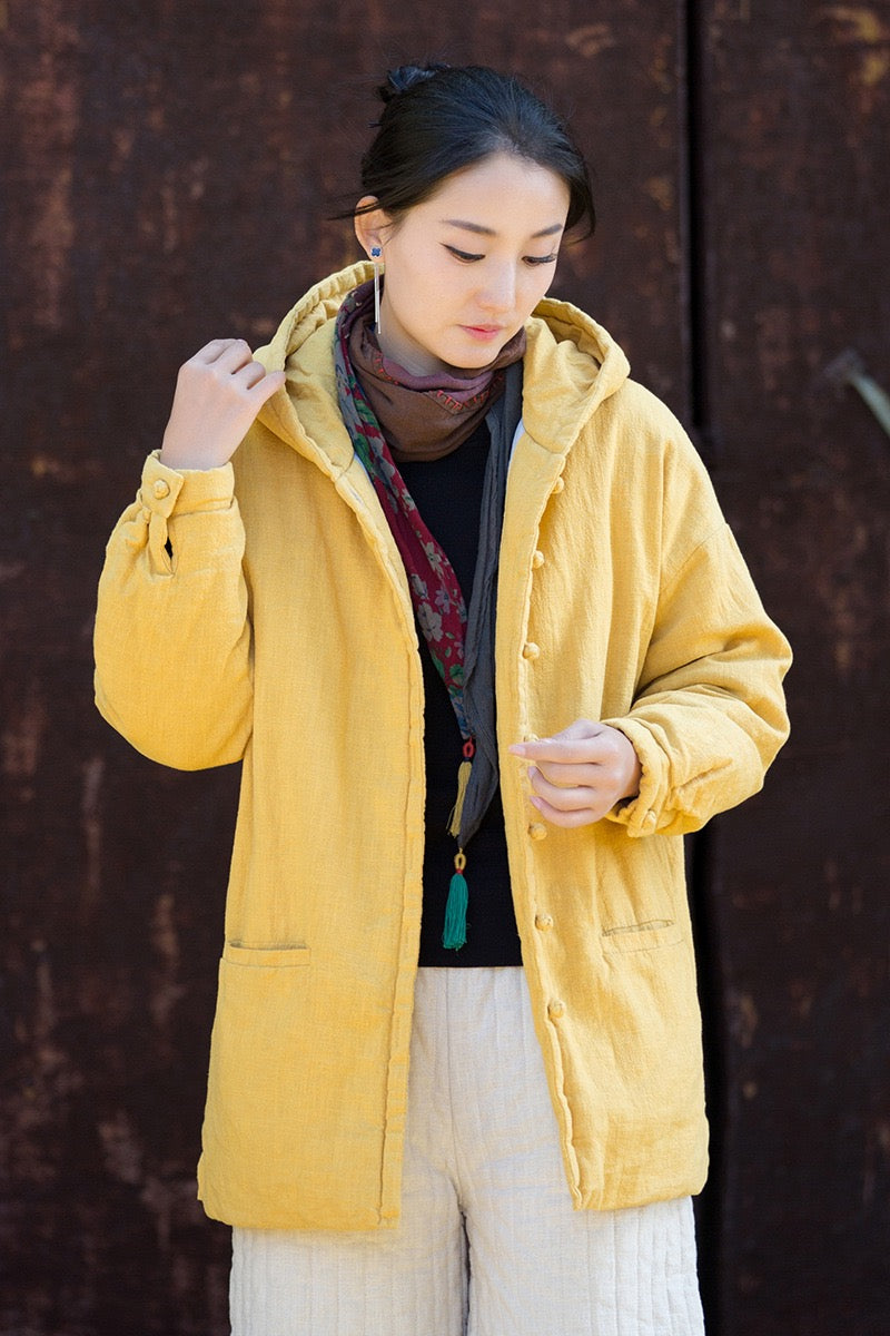 Tao Triple Tech™ • Zen Flow Winter Jacket • Triple Layer Quilt • Thermal Qi Flow • Plant-Based Warmth • Ramie Cotton • Gender Neutral