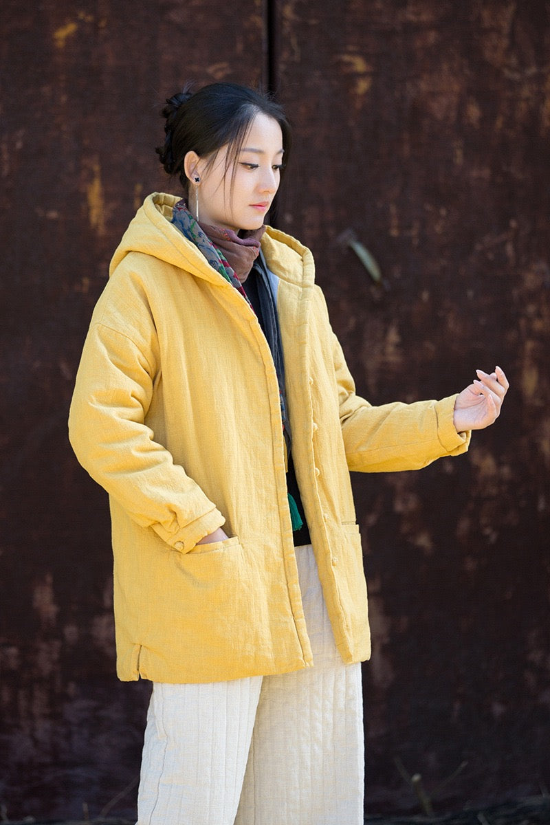 Tao Triple Tech™ • Zen Flow Winter Jacket • Triple Layer Quilt • Thermal Qi Flow • Plant-Based Warmth • Ramie Cotton • Gender Neutral