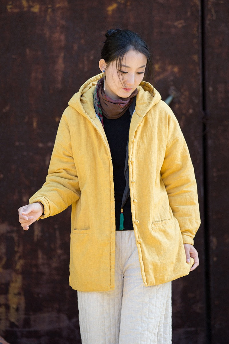 Tao Triple Tech™ • Zen Flow Winter Jacket • Triple Layer Quilt • Thermal Qi Flow • Plant-Based Warmth • Ramie Cotton • Gender Neutral