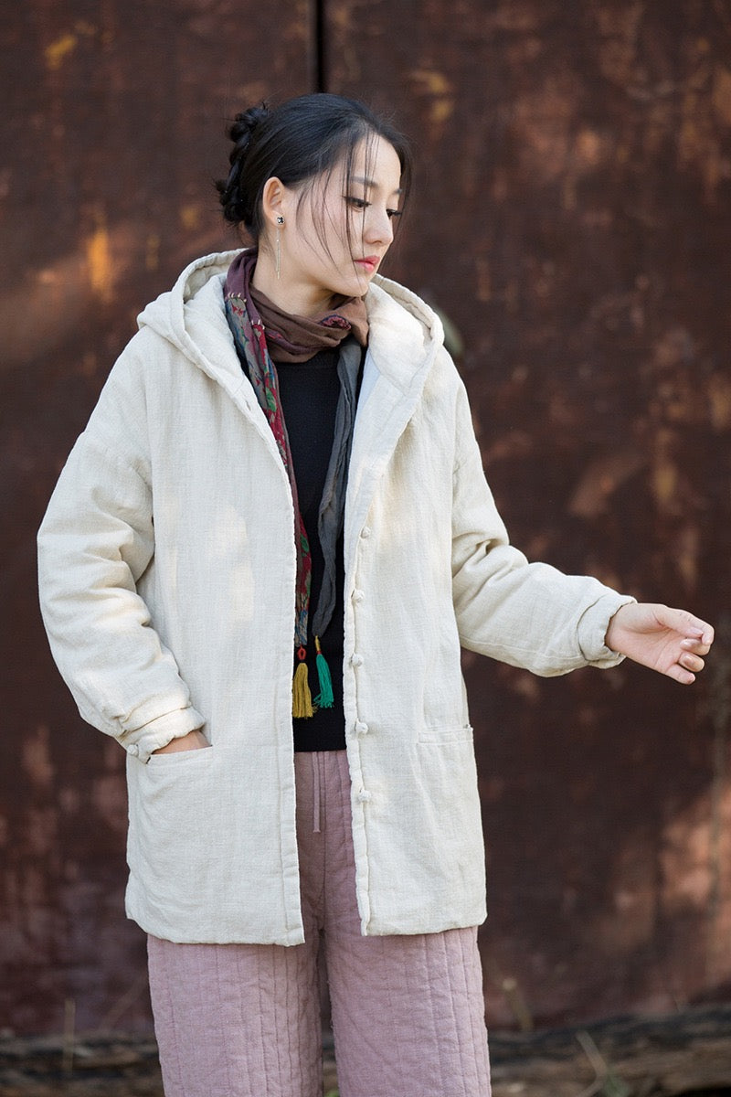 Tao Triple Tech™ • Zen Flow Winter Jacket • Triple Layer Quilt • Thermal Qi Flow • Plant-Based Warmth • Ramie Cotton • Gender Neutral