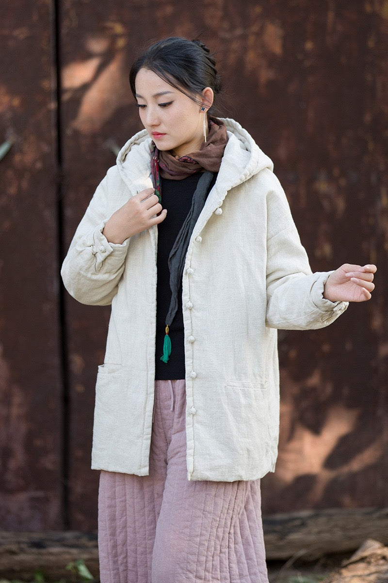 Tao Triple Tech™ • Zen Flow Winter Jacket • Triple Layer Quilt • Thermal Qi Flow • Plant-Based Warmth • Ramie Cotton • Gender Neutral