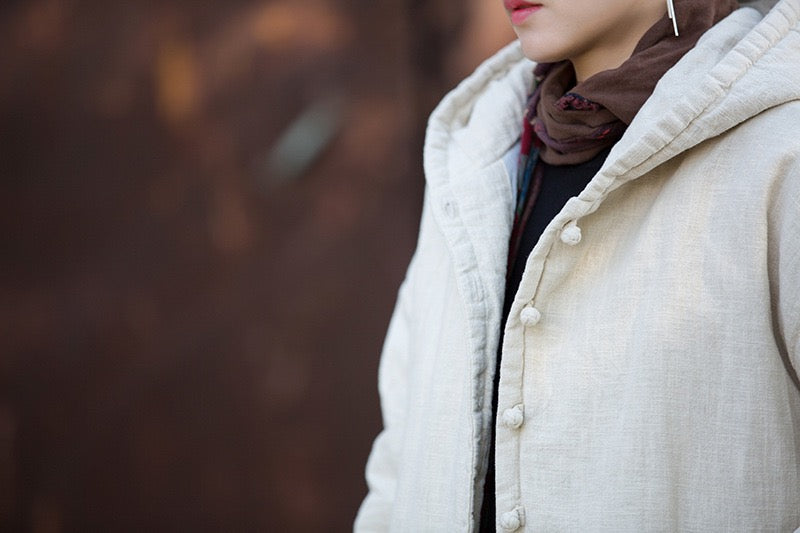 Tao Triple Tech™ • Zen Flow Winter Jacket • Triple Layer Quilt • Thermal Qi Flow • Plant-Based Warmth • Ramie Cotton • Gender Neutral