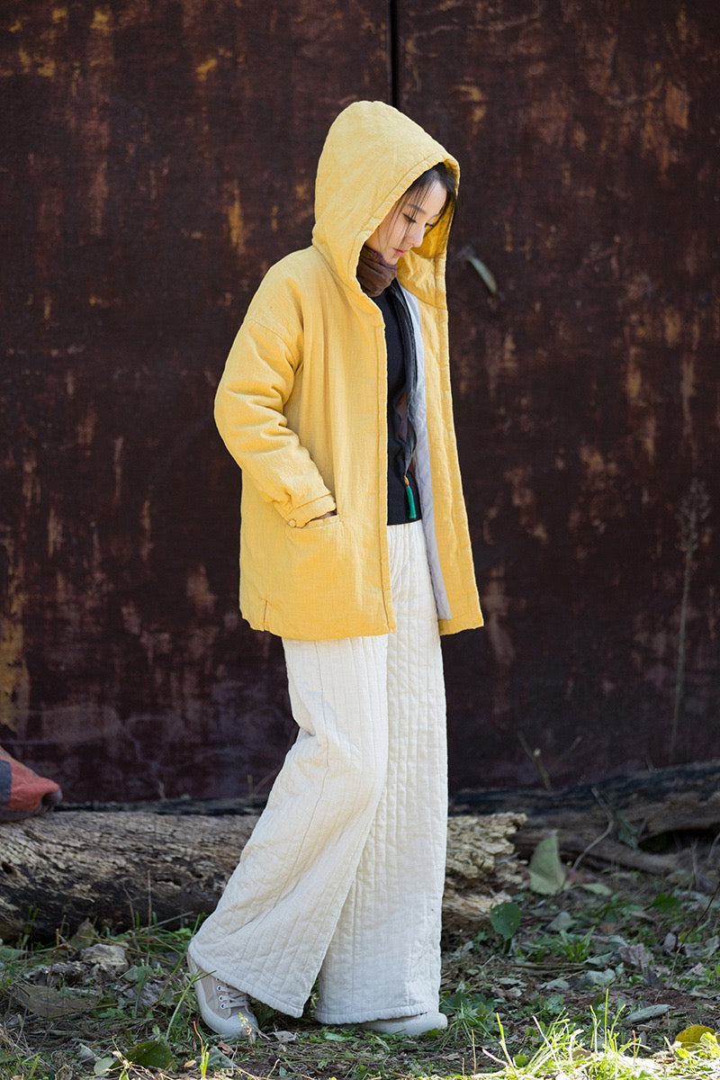 Tao Triple Tech™ • Zen Flow Winter Jacket • Triple Layer Quilt • Thermal Qi Flow • Plant-Based Warmth • Ramie Cotton • Gender Neutral