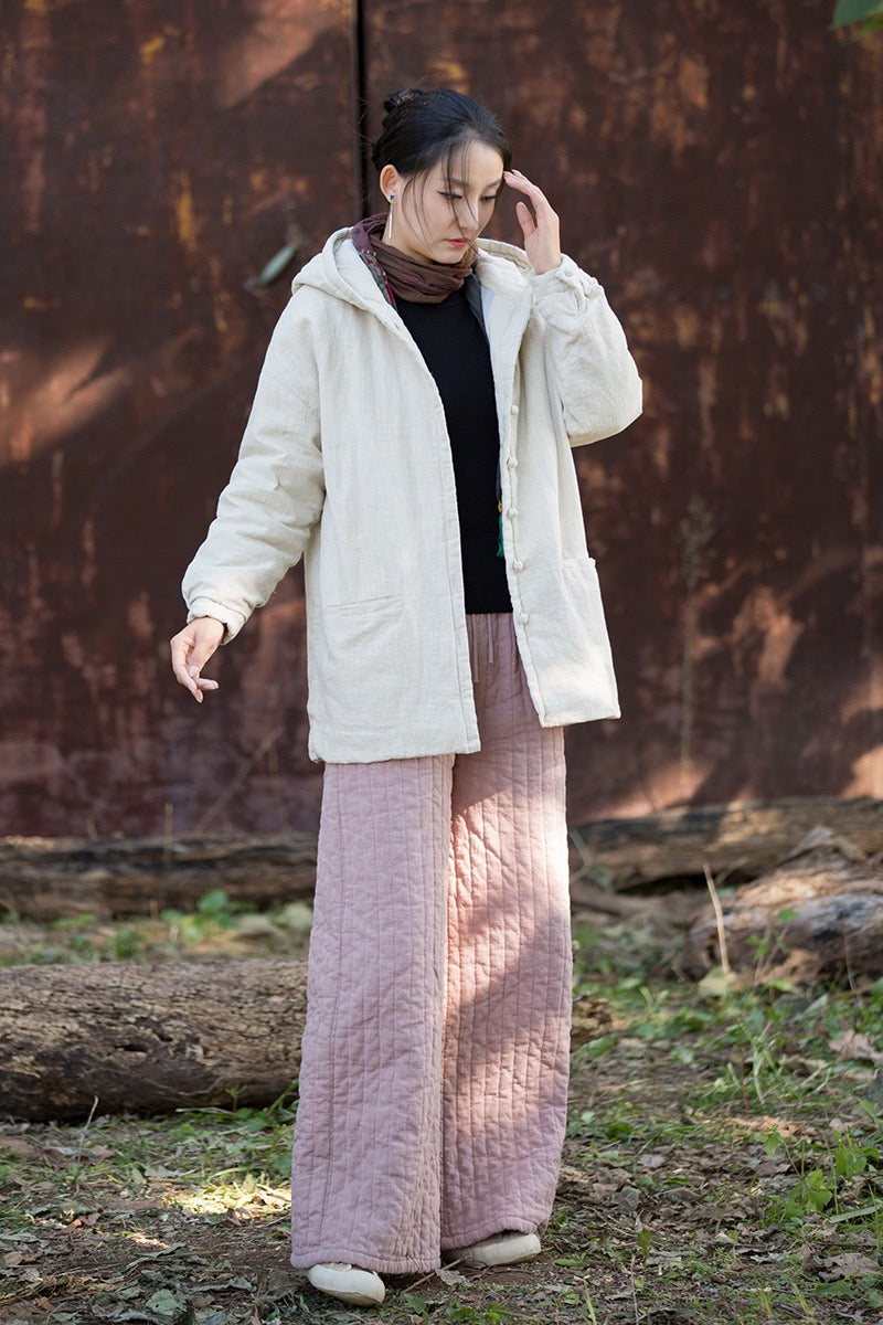 Tao Triple Tech™ • Zen Flow Winter Jacket • Triple Layer Quilt • Thermal Qi Flow • Plant-Based Warmth • Ramie Cotton • Gender Neutral