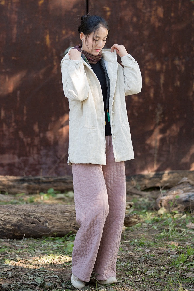 Tao Triple Tech™ • Zen Flow Winter Jacket • Triple Layer Quilt • Thermal Qi Flow • Plant-Based Warmth • Ramie Cotton • Gender Neutral