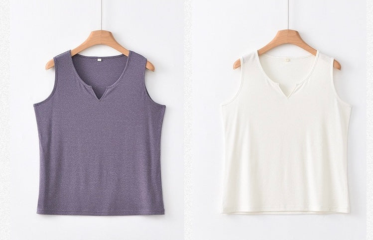 Tao One Tech™ • Business Qigong Tank Top • Knit Sleeveless Top • Tencel Lyocell Linen • Sizes M-XXL