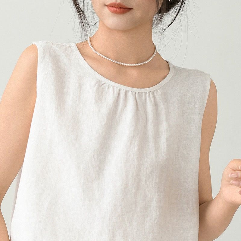 Tao One Tech™ • Business Qigong Tank Top • Sleeveless Top • Pure Hemp • Sizes M-XXL