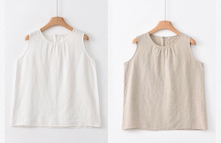 Tao One Tech™ • Business Qigong Tank Top • Sleeveless Top • Pure Hemp • Sizes M-XXL