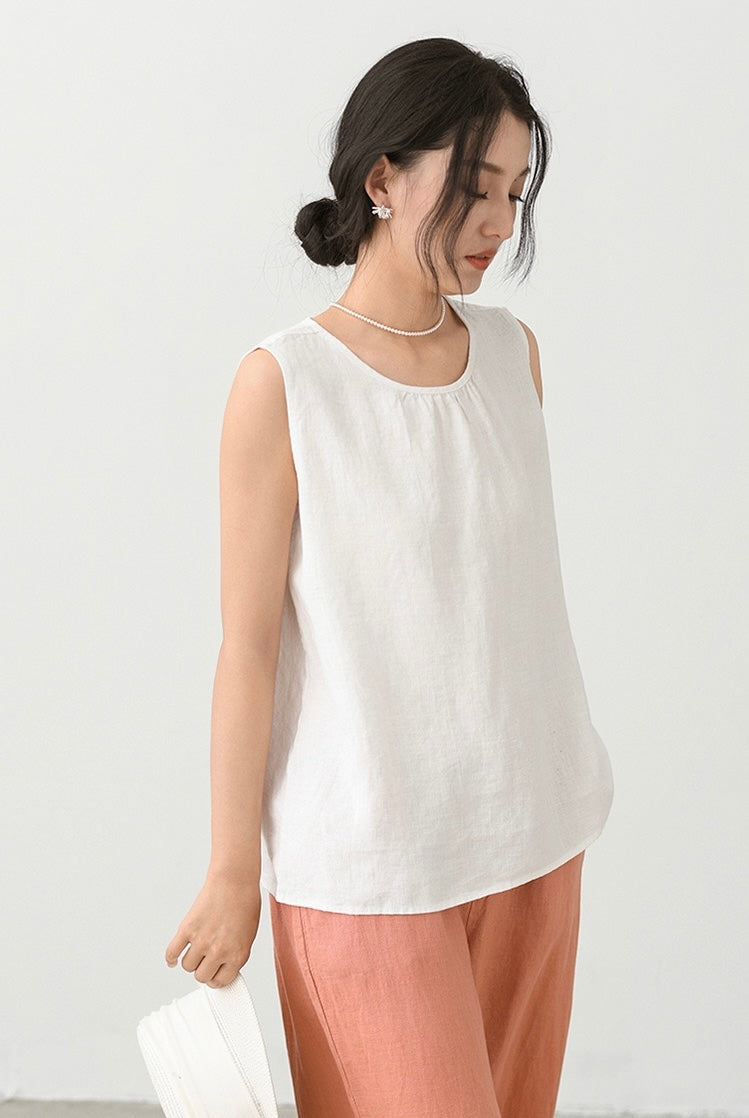 Tao One Tech™ • Business Qigong Tank Top • Sleeveless Top • Pure Hemp • Sizes M-XXL