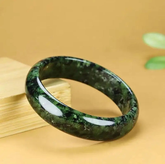 The Dao 道 of Zen Jade Medicine King Bangle • High Frequency • Free Gift Box