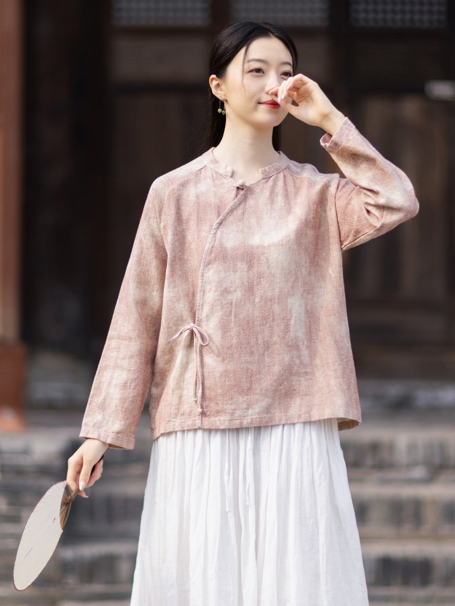 Tao One Tech™ • Qigong Kimono Cardigan • Hanfu • Long-Sleeves • Sunscreen Layer • Ramie Cotton