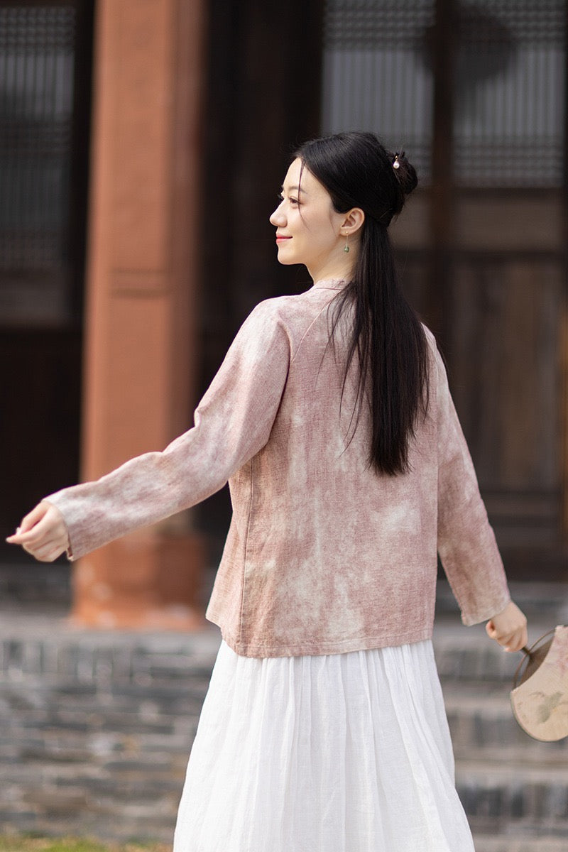 Tao One Tech™ • Qigong Kimono Cardigan • Hanfu • Long-Sleeves • Sunscreen Layer • Ramie Cotton