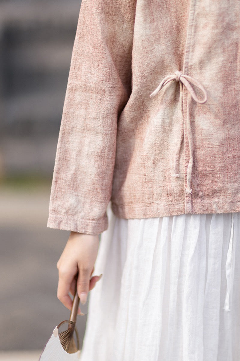 Tao One Tech™ • Qigong Kimono Cardigan • Hanfu • Long-Sleeves • Sunscreen Layer • Ramie Cotton