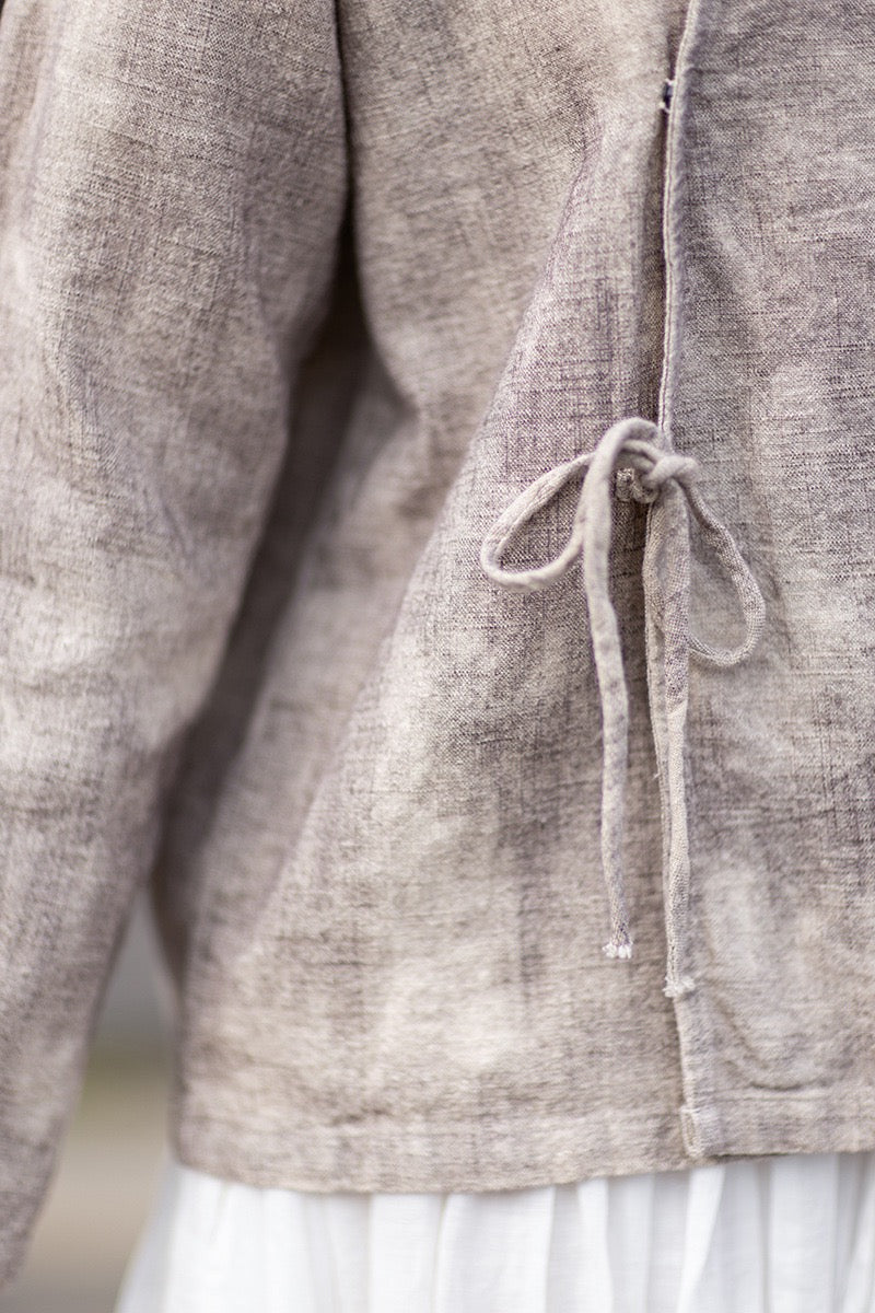 Tao One Tech™ • Qigong Kimono Cardigan • Hanfu • Long-Sleeves • Sunscreen Layer • Ramie Cotton