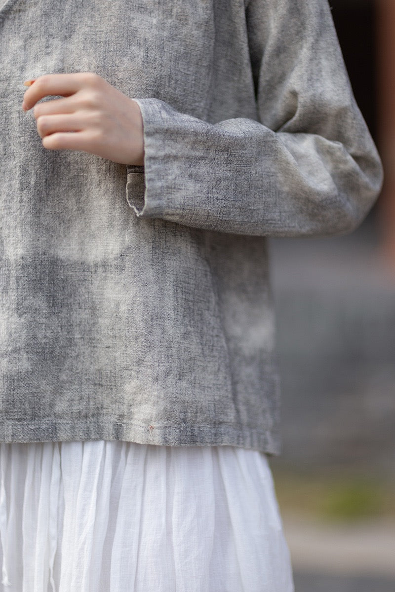 Tao One Tech™ • Qigong Kimono Cardigan • Hanfu • Long-Sleeves • Sunscreen Layer • Ramie Cotton