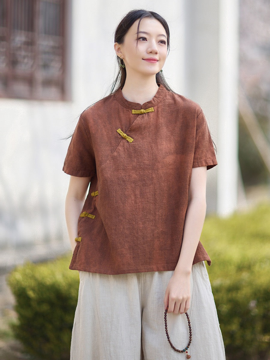 Tao One Tech™ • Qigong Tea Shirt • T-Shirt • Ramie Cotton