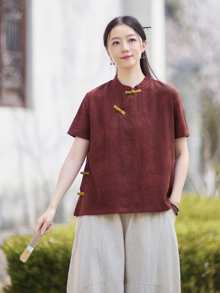 Tao One Tech™ • Qigong Tea Shirt • T-Shirt • Ramie Cotton