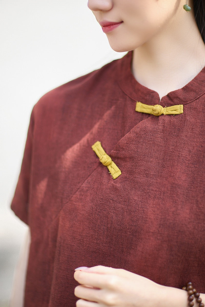 Tao One Tech™ • Qigong Tea Shirt • T-Shirt • Ramie Cotton