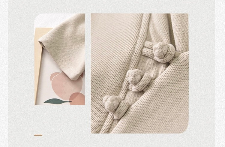 Tao One Tech™ • Cozy Elegance Knit Sweater • Tencel Modal Warm Ginger • Static-Free, Itch-Free • Lightweight Thermal Qi