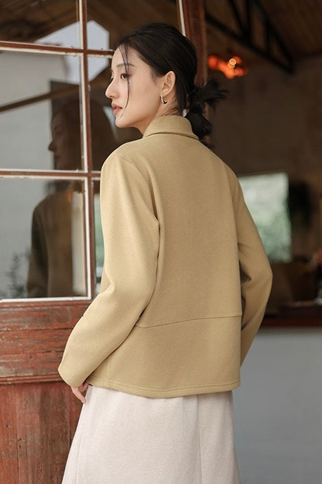 Tao One Tech™ • Cozy Elegance Knit Sweater • Tencel Modal Warm Ginger • Static-Free, Itch-Free • Lightweight Thermal Qi