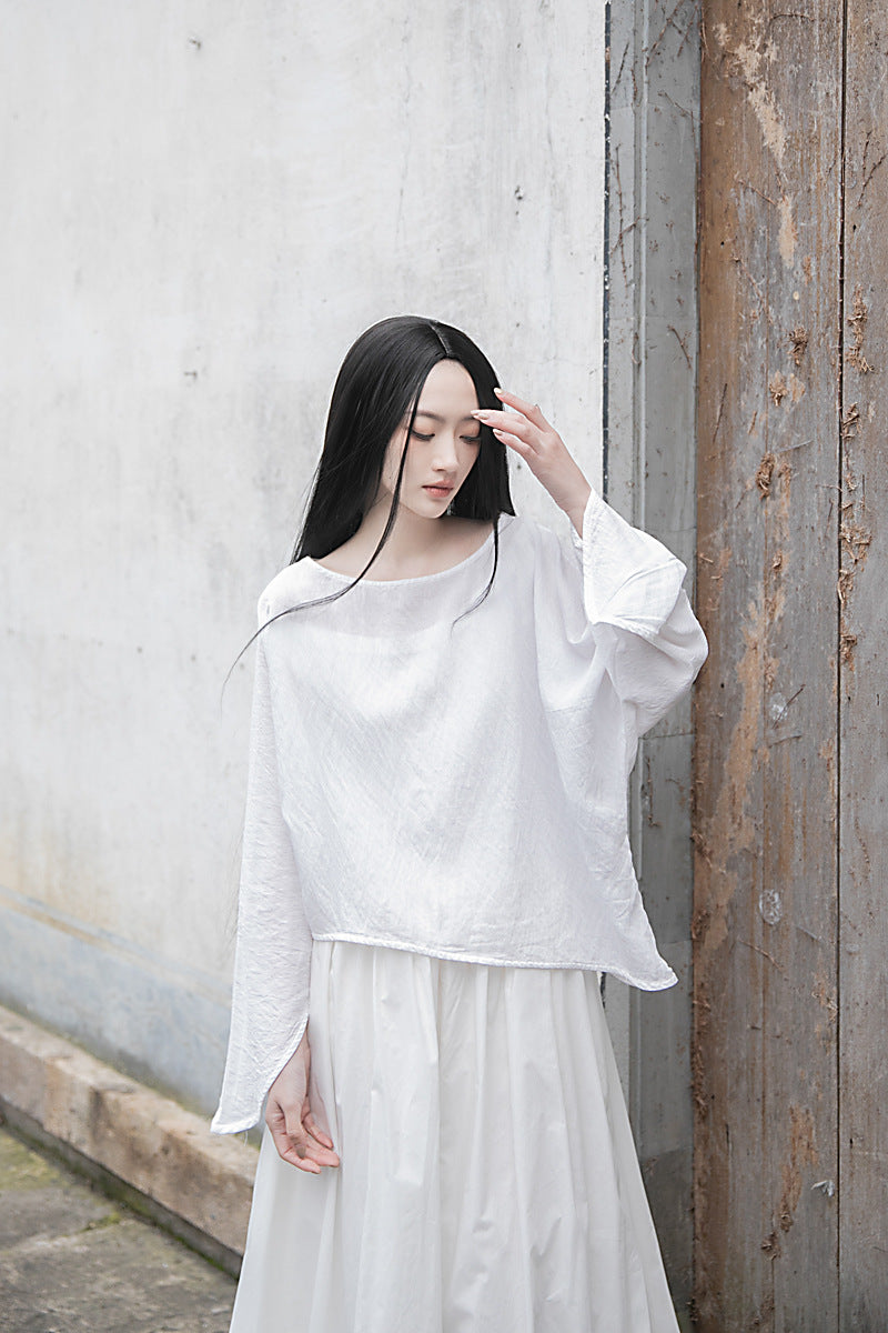 The Dao 道 of Zen Water Sleeves Top • Long-Sleeves • Tencel Lyocell
