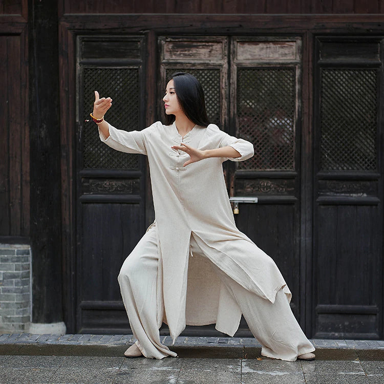 Load video: Featuring the Heaven &amp; Earth Qigong Outfit (Video)
