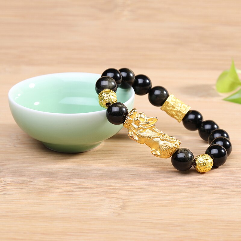 Vietnamese Gold Pixiu Bracelet