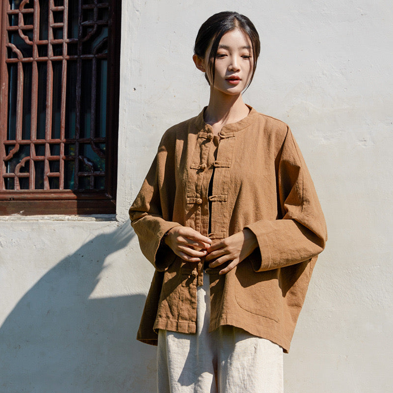 The Dao 道 of Zen Elegance Top & Jacket • Thick, Cooling & Breathable • Gender Neutral