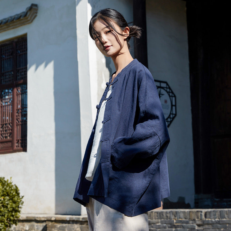 Il Dao 道 di Zen Elegance Top e giacca • Spessi, rinfrescanti e traspiranti • Gender Neutral