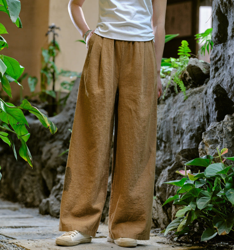 Le pantalon Dao 道 of Zen Elegance (9 couleurs) • Épais, rafraîchissant et respirant • Genre neutre