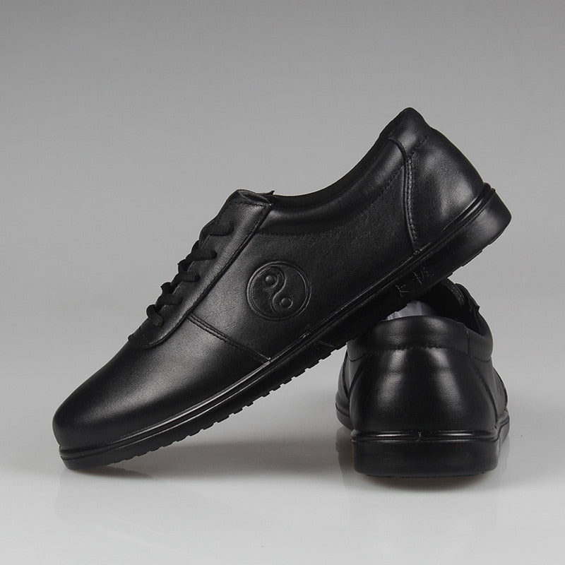 The Dao 道 of Zen Clarity Shoes • Authentic Zen Leather • Flexible & Lightweight • Gender Neutral • Qigong, Tai Chi, Kung Fu, Gongfu, Martial Arts