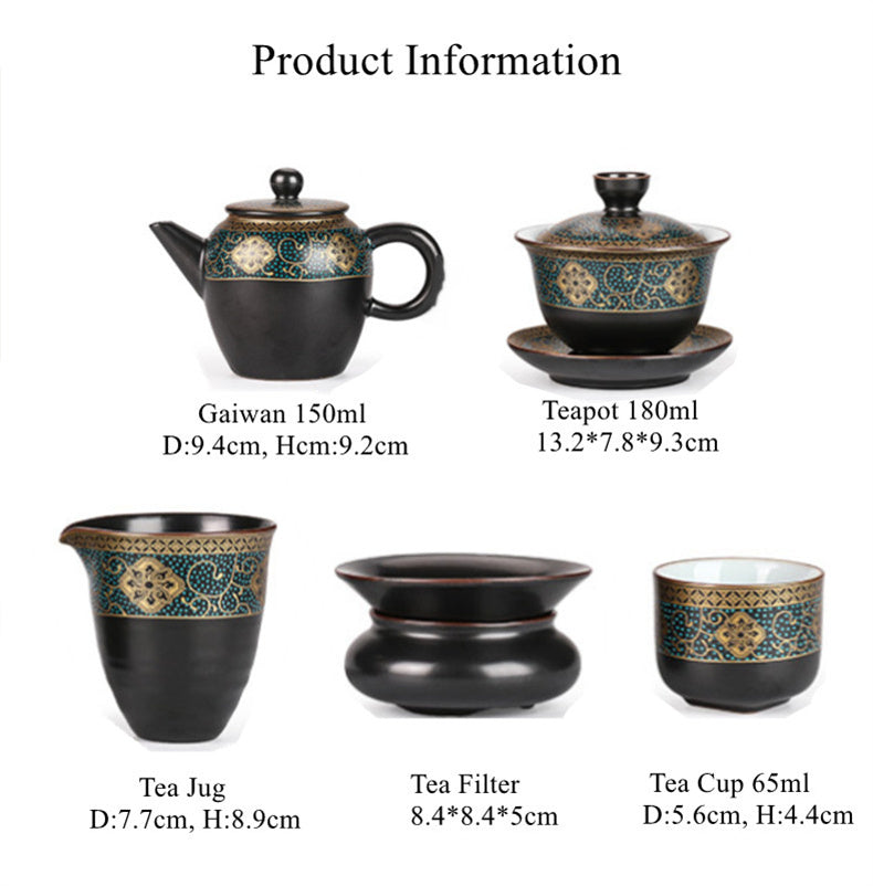 Servizio da tè in rima antica