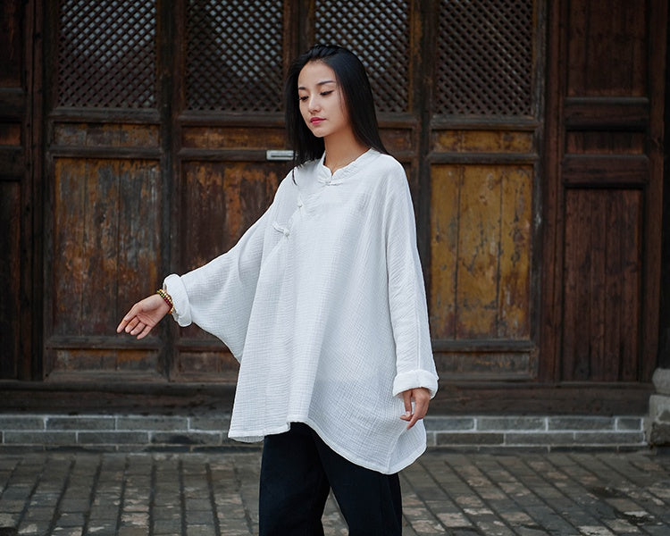 Trinity Butterfly Qigong Top • Thermal Bamboo Sand-Wash