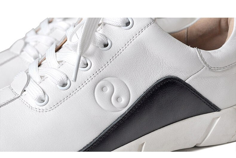 The Dao 道 of Zen Flow Shoes • Authentic Zen Leather • Thick Soles • Gender Neutral • Limited Edition • Qigong, Tai Chi, Kung Fu, Gongfu, Martial Arts, Sports, Cha Dao, Tea Ceremony