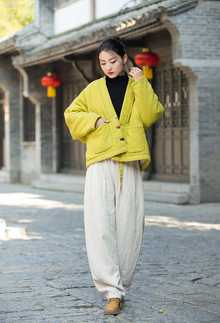 Tao Triple Tech™ • Zen Kimono Puffer Jacket • Plant-Based • Triple-Layer Quilting Integration • Thermal Qi Flow • Gender Neutral