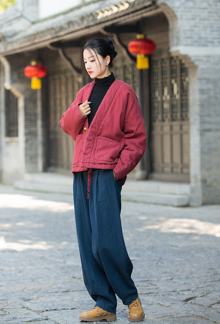 Piumino Zen Kimono • A base vegetale • Integrazione trapuntata a triplo strato • Flusso termico del Qi • Genere neutro
