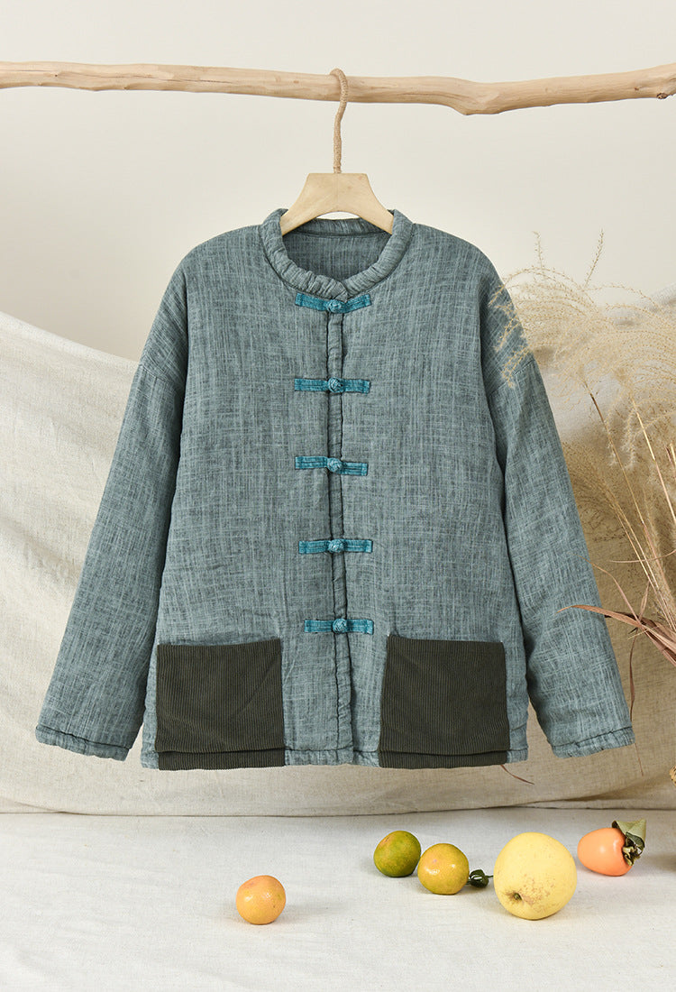 The Đạo 道 of Beautification Puffer Jacket in Zen Dye Technique • Plant-Based • Triple-Layer Quilting Integration • Thermal Qi Flow • Gender Neutral