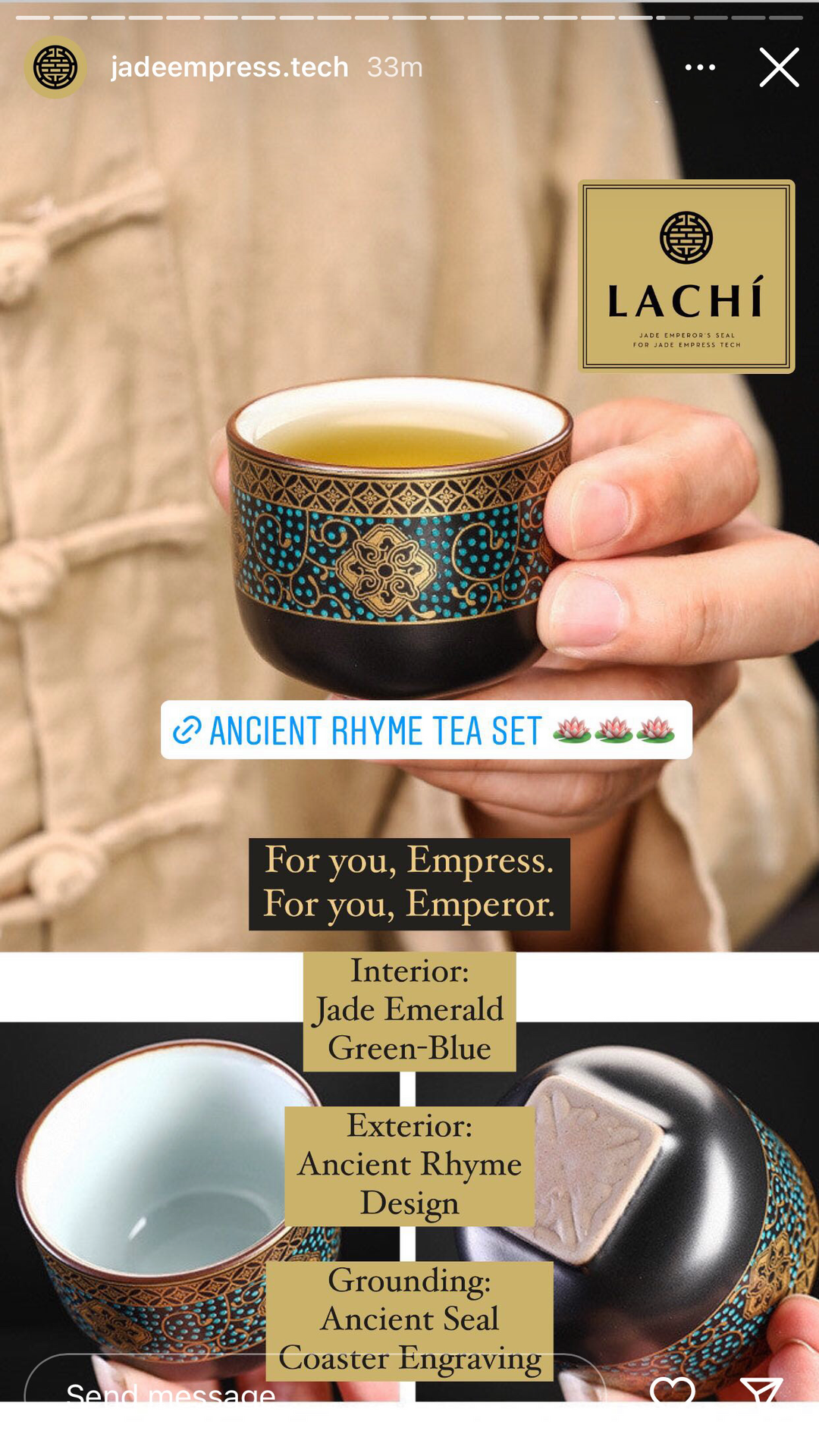 Service à thé Rimes anciennes