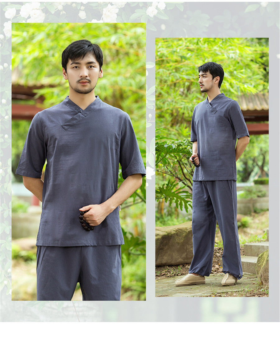 Garden Qigong Outfit, within Yang (Short-Sleeves)